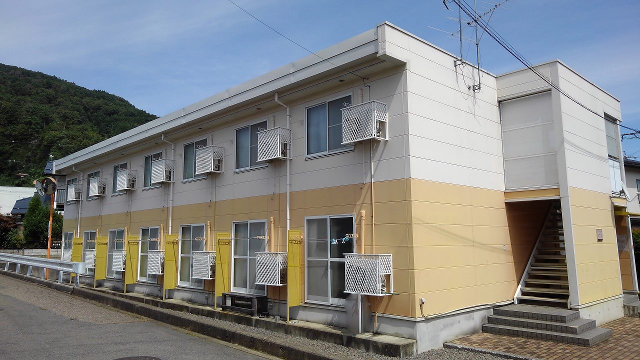 安茂里駅より徒歩12分 築23年10ヶ月 2階建の賃貸物件