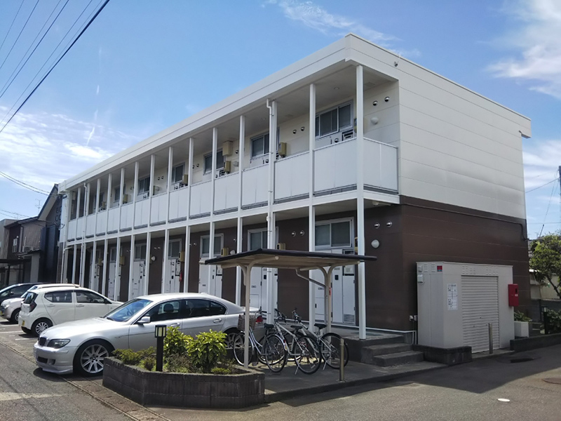 新発田駅より徒歩22分 築22年10ヶ月 2階建の賃貸物件