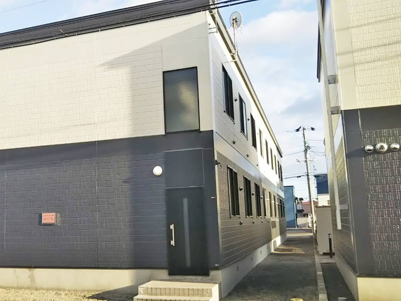 野幌駅より徒歩15分 築23年3ヶ月 2階建の賃貸物件