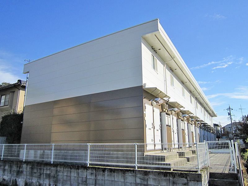 森本駅よりバス3分 築22年6ヶ月 2階建の賃貸物件