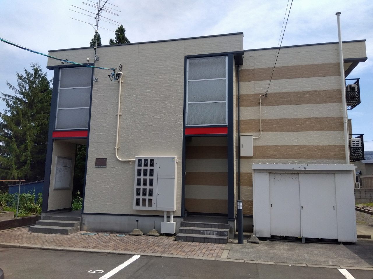 新青森駅より徒歩6分 築20年4ヶ月 2階建の賃貸物件