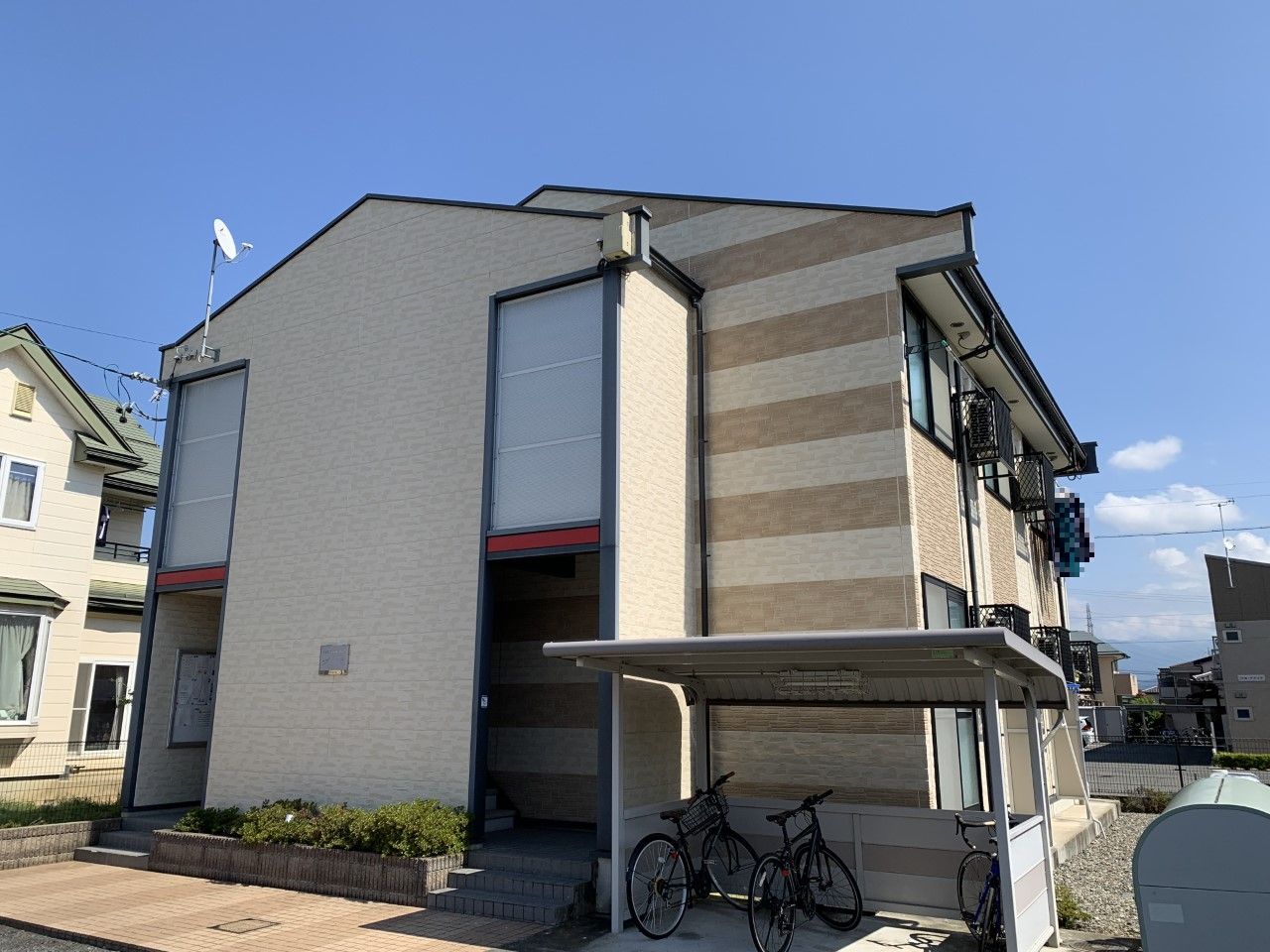 長野駅よりバス20分 築19年7ヶ月 2階建の賃貸物件