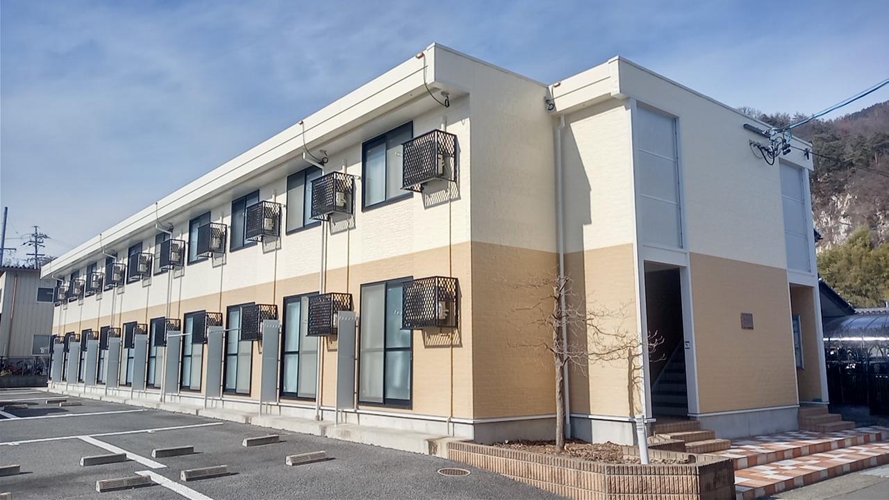 安茂里駅より徒歩11分 築18年10ヶ月 2階建の賃貸物件