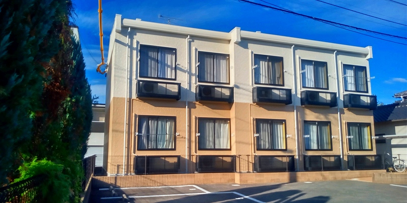 竹松駅より徒歩10分 築19年1ヶ月 2階建の賃貸物件