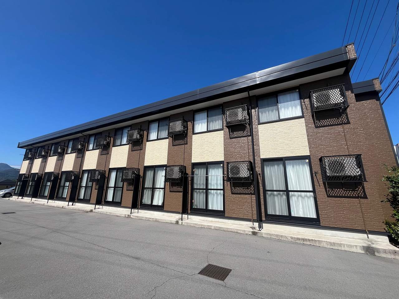 大学前駅より徒歩5分 築17年9ヶ月 2階建の賃貸物件