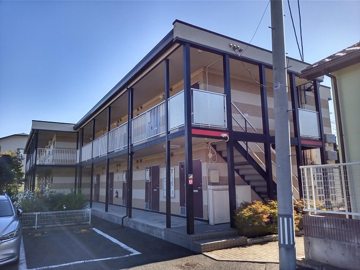 新田駅よりバス28分 築17年9ヶ月 2階建の賃貸物件