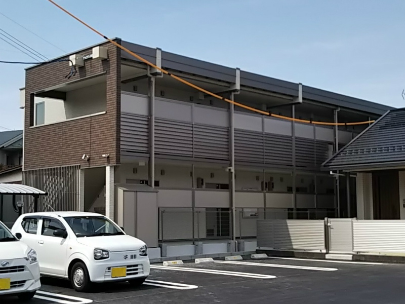 新白河駅より徒歩6分 築6年8ヶ月 2階建の賃貸物件