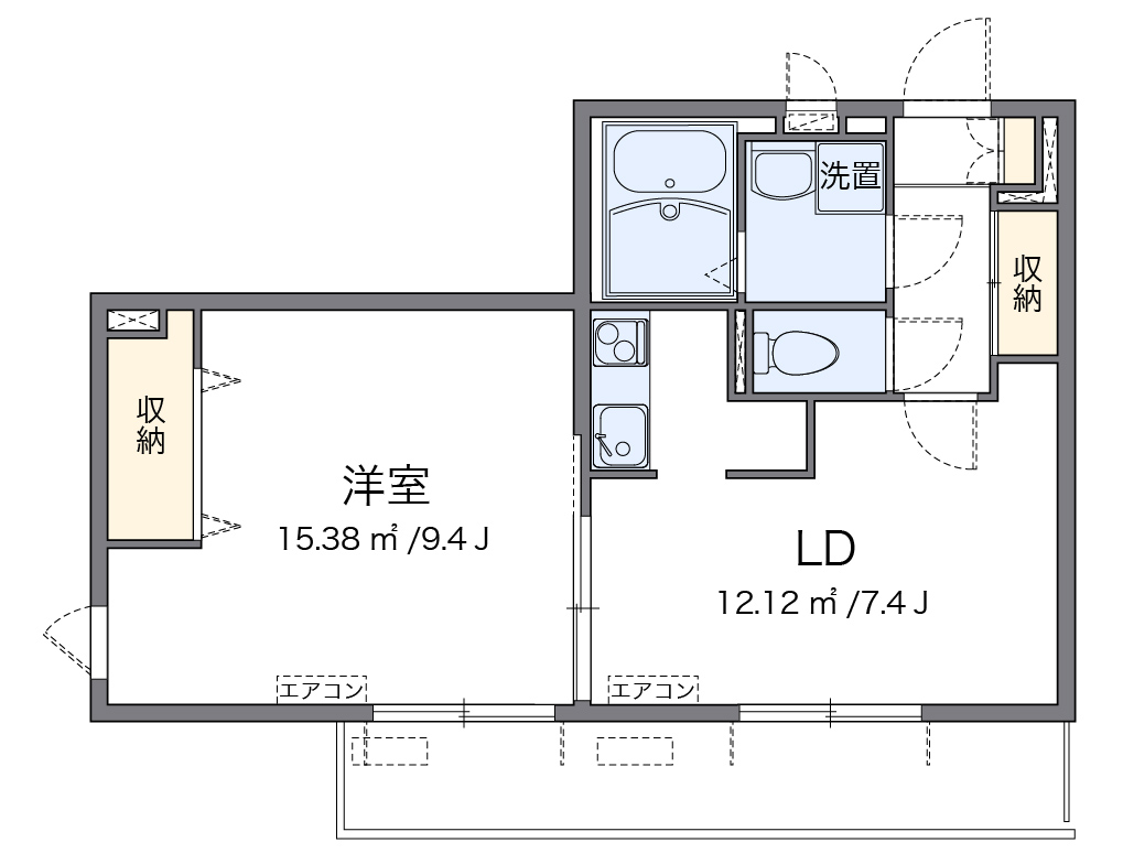 レオネクストサンドリーム 101号室 蓮沼駅 大田区 レオパレス21 の賃貸マンション