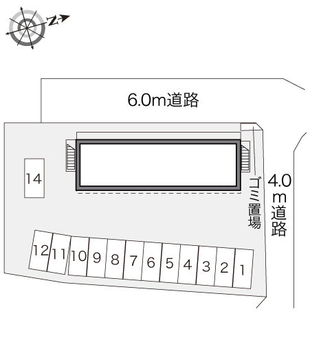 レオパレス坂本1号 比叡山坂本駅 湖西線 滋賀県県 レオパレス21 の月極駐車場