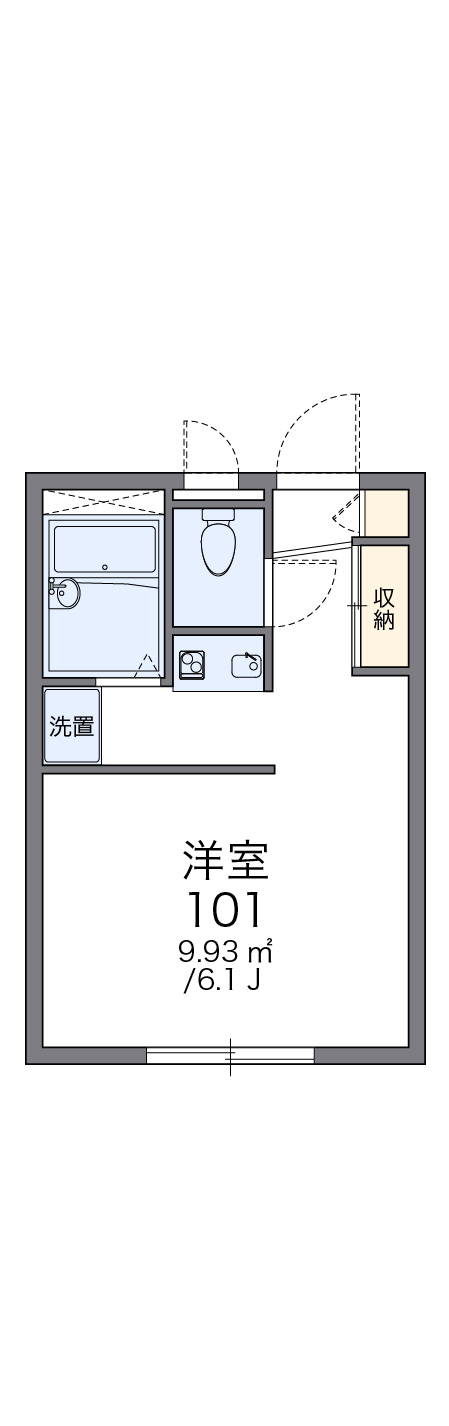 レオパレス日置荘 101号室 萩原天神駅 堺市東区 レオパレス21 の賃貸アパート