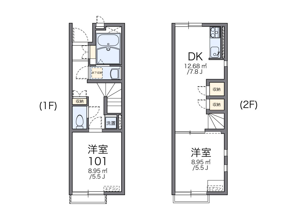 レオネクストケイティーコーポ 112号室 木更津駅 木更津市 レオパレス21 の賃貸アパート
