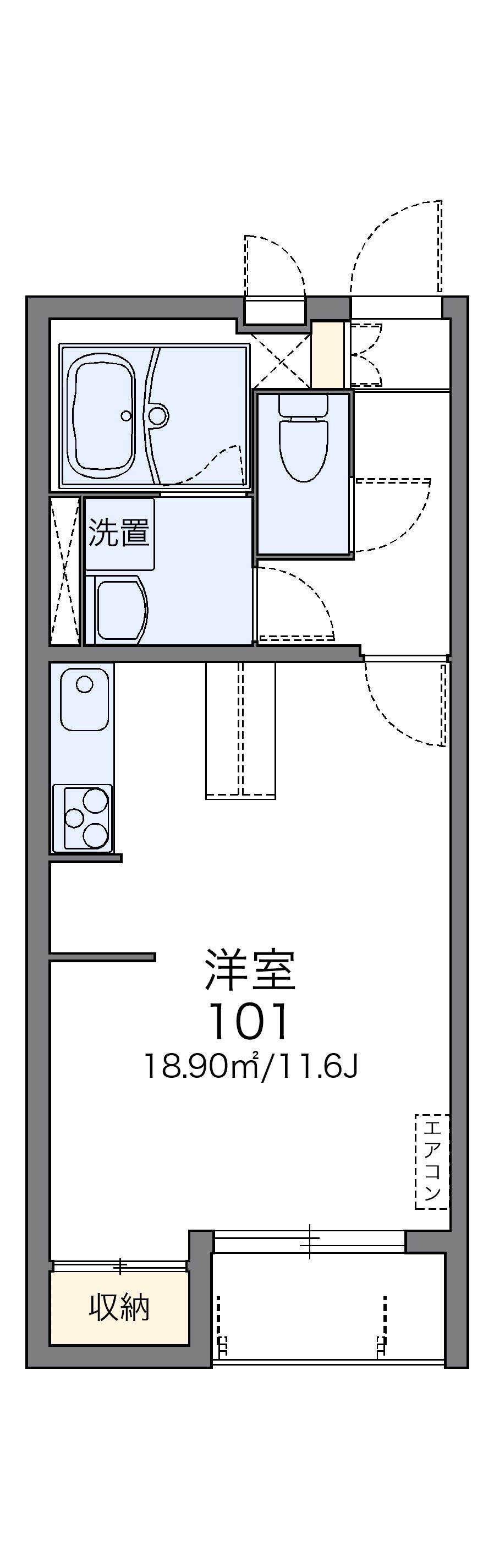 レオネクストエポック２１ 3号室 新潟駅 新潟市西区 レオパレス21 の賃貸アパート