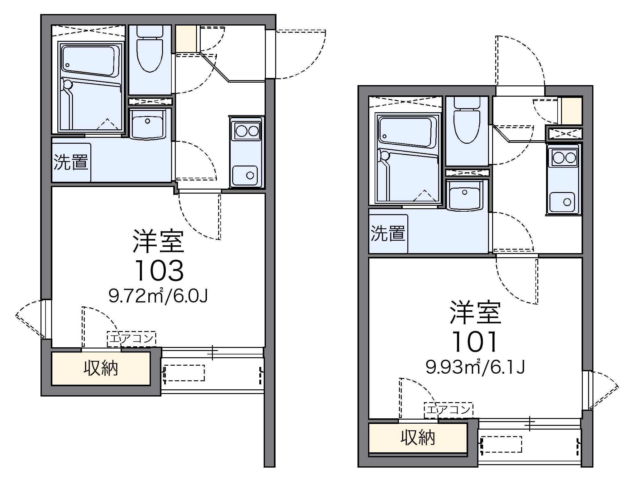 レオネクストエルヴィータ 103号室 鶴瀬駅 富士見市 レオパレス21 の賃貸アパート