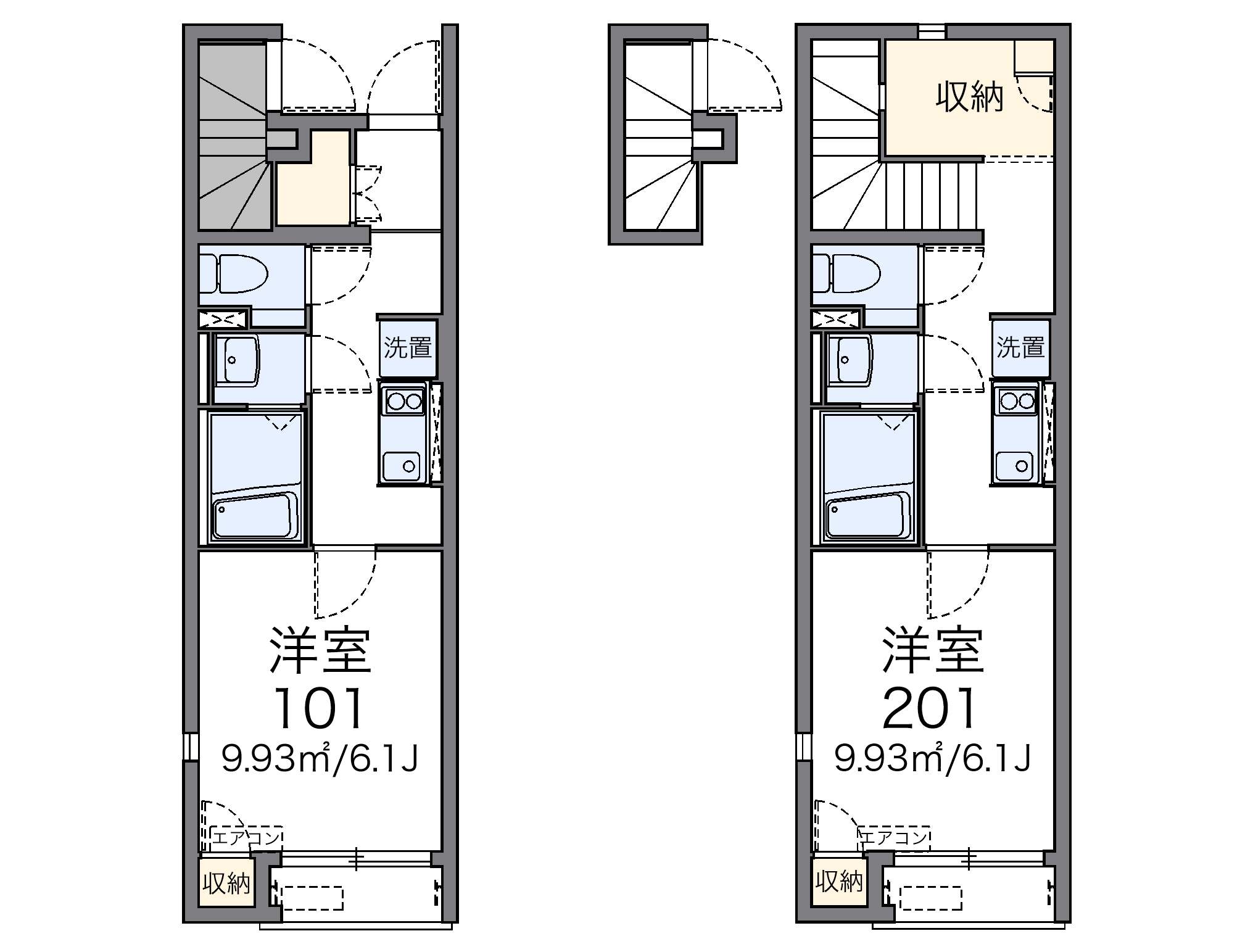 レオネクストｓｈｉｎｓｅｉ 101号室 万石浦駅 石巻市 レオパレス21 の賃貸アパート