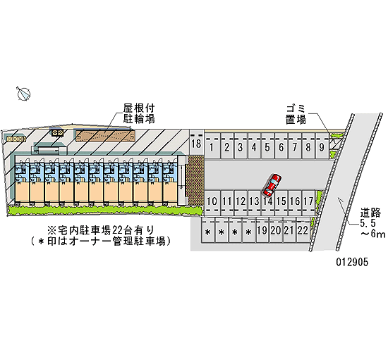 駐 車場 レオパレス