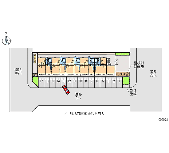 駐 車場 レオパレス