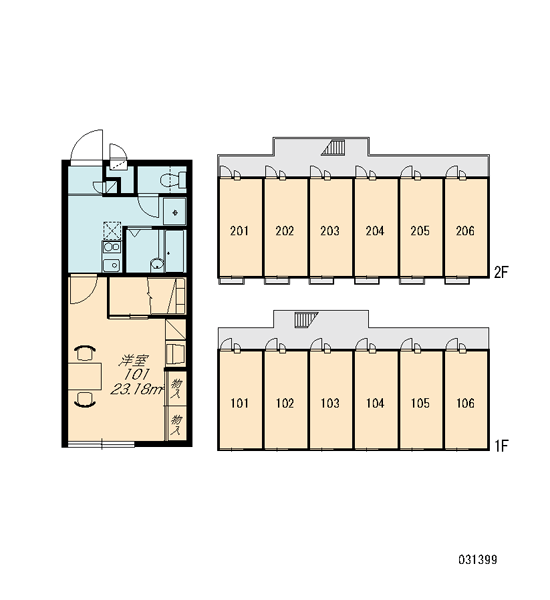 レオパレス新川桜祥 6号室 南宇都宮駅 宇都宮市 レオパレス21 の賃貸アパート